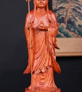 Phật Địa Tạng Gỗ Hương
