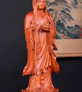 Phật Địa Tạng Gỗ Hương
