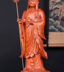 Phật Địa Tạng Gỗ Hương