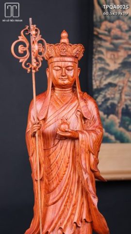 Phật Địa Tạng Gỗ Hương