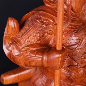 Quan Công Chống Đao Gỗ Hương
