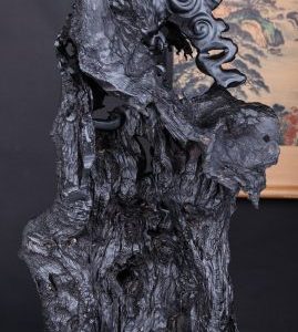 Nhất Long Vờn Ngọc Gỗ Mun Sừng Khánh Hoà
