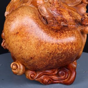 Phật Quan Âm Ngự Sen Gỗ Nu Hương