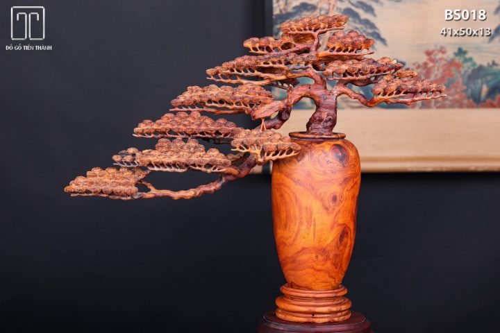 Bình Tùng Gỗ Sưa Bình Tùng Gỗ Sưa