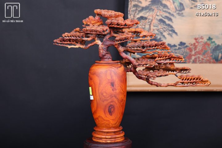 Bình Tùng Gỗ Sưa Bình Tùng Gỗ Sưa