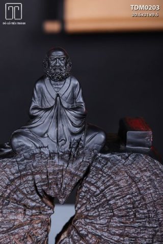 Đạt Ma Ngồi Thiền Gỗ Trắc