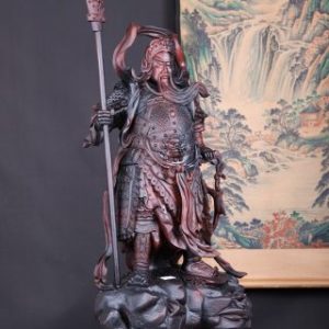 Quan Công Chống Đao Gỗ Trắc