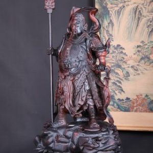 Quan Công Chống Đao Gỗ Trắc