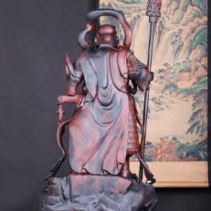 Quan Công Chống Đao Gỗ Trắc