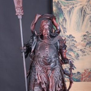 Quan Công Chống Đao Gỗ Trắc