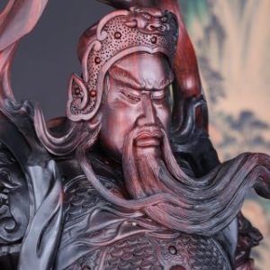 Quan Công Chống Đao Gỗ Trắc