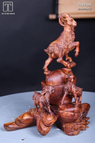 Tam Dương Tài Lộc Gỗ Sưa