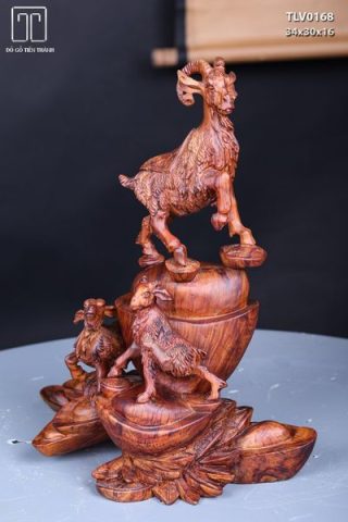 Tam Dương Tài Lộc Gỗ Sưa