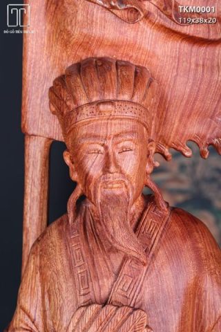 Khổng Minh Ngự Long Gỗ Hương