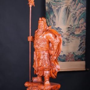 Quan Công Chống Đao Gỗ Hương