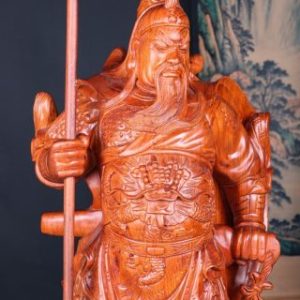 Quan Công Chống Đao Gỗ Hương