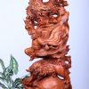 Đạt Ma Hàng Long Phục Song Nghê Gỗ Hương