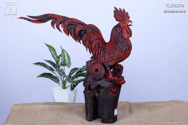 Gà Trống Gỗ Trắc
