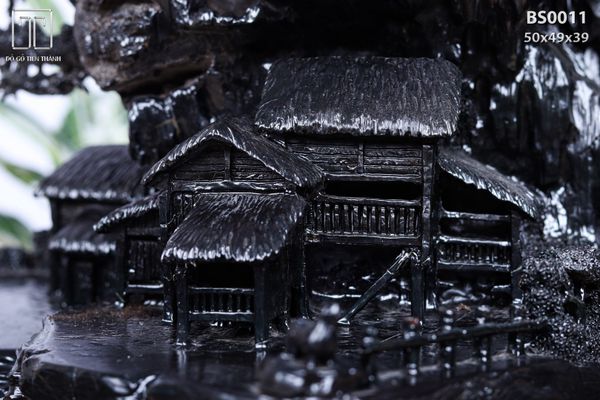 Tiểu Cảnh Gỗ Mun Sừng Khánh Hoà