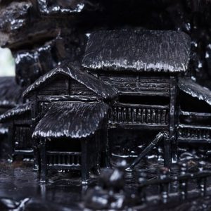 Tiểu Cảnh Gỗ Mun Sừng Khánh Hoà