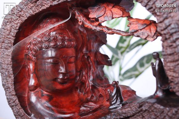 Nhất Tâm Bái Phật Gỗ Trắc