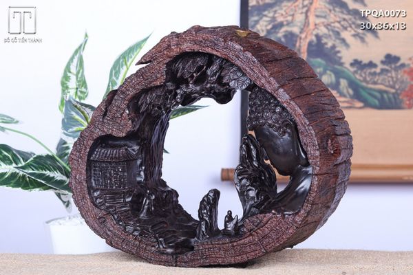 Nhất Tâm Bái Phật Gỗ Trắc