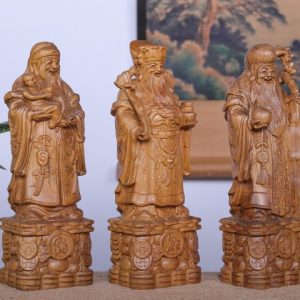 Tam Đa Phúc Lộc Thọ Gỗ Bách Xanh Mộc Châu
