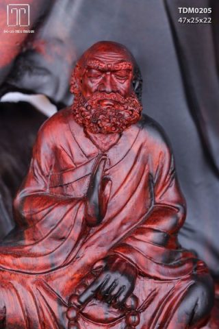 Đạt Ma Ngồi Thiền Gỗ Trắc