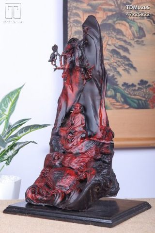 Đạt Ma Ngồi Thiền Gỗ Trắc