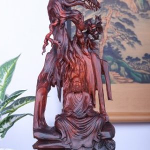 Đạt Ma Ngồi Thiền Gỗ Trắc