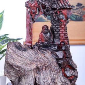 Đạt Ma Ngồi Thiền Gỗ Trắc