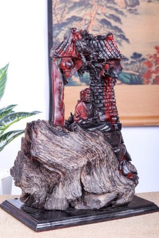 Đạt Ma Ngồi Thiền Gỗ Trắc