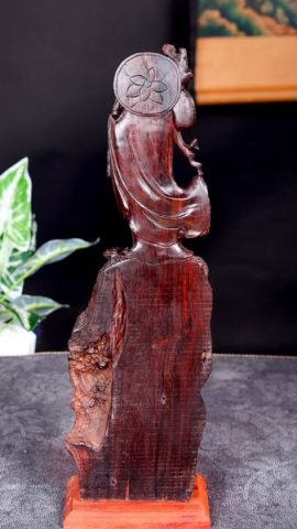 Đạt Ma Sư Tổ Gỗ Trắc