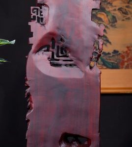 Phu Thê Viên Mãn Đôi Chim Công Gỗ Tử Đàn