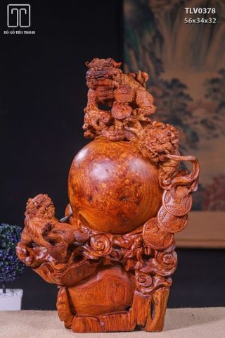 Tam Nghê Vờn Cầu Gỗ Nu Hương