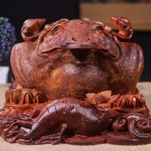 Cóc Thiềm Thừ Nhân Sâm Gỗ Hương