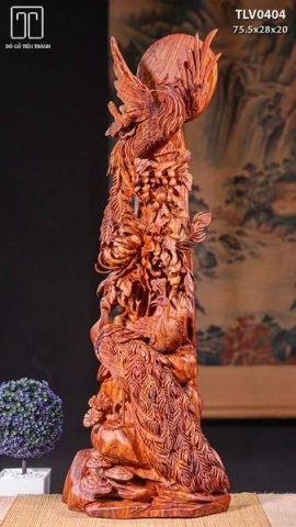 Phu Thê Viên Mãn Gỗ Sưa