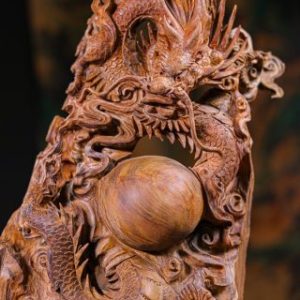 Nhất Long Vờn Ngọc Gỗ Thuỷ Tùng