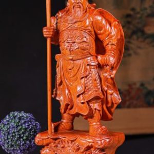 Quan Công Chống Đao Gỗ Hương