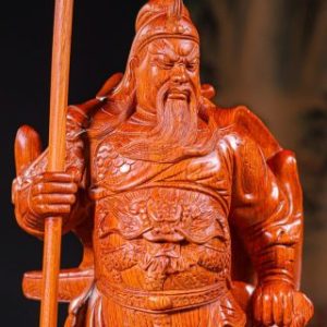 Quan Công Chống Đao Gỗ Hương