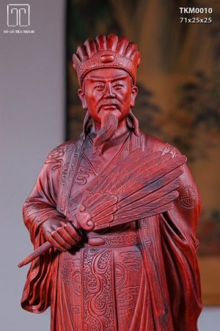 Khổng Minh Gia Cát Lượng Gỗ Tử Đàn