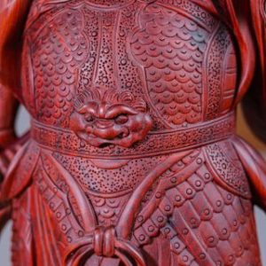 Quan Công Xách Đao Gỗ Tử Đàn