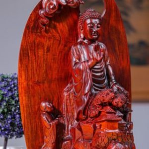 Nhất Tâm Bái Phật Gỗ Trắc