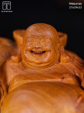 Di Lạc Nhất Tiểu Ngồi Bao Tiền Gỗ Nu Hương