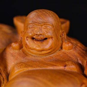 Di Lạc Nhất Tiểu Ngồi Bao Tiền Gỗ Nu Hương