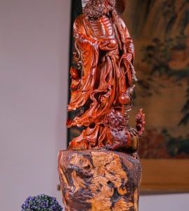 Đạt Ma Khất Thực Gỗ Trắc