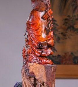 Đạt Ma Khất Thực Gỗ Trắc