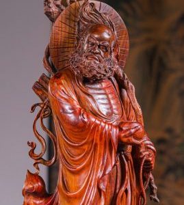 Đạt Ma Khất Thực Gỗ Trắc