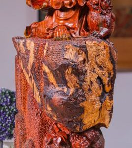 Đạt Ma Khất Thực Gỗ Trắc