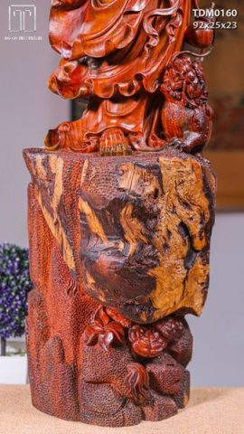 Đạt Ma Khất Thực Gỗ Trắc